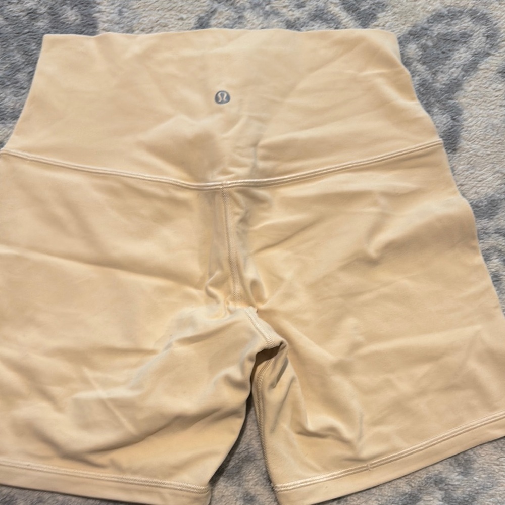 lululemon athletica Women's Tan High-Waisted Shorts